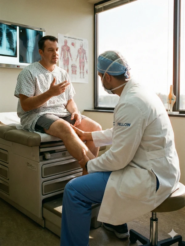 Fellow with patient
